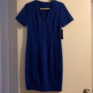 Tahari blue dress